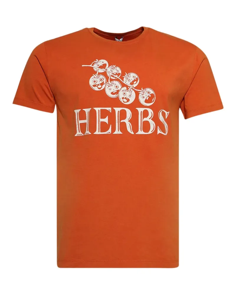 Loewe T-Shirt mit grafischem Print - Orange Orange