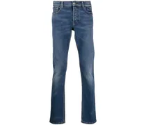 Skinny-Jeans mit Monogramm-Stickerei