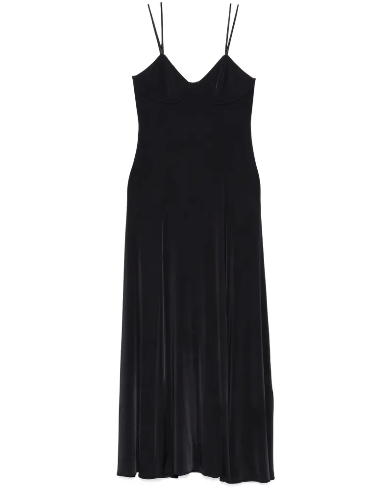 forte_forte Ausgestelltes Midikleid - Blau Blau