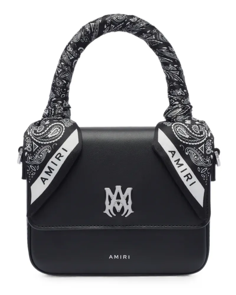 Amiri Micro Ma leather tote bag - Schwarz Schwarz
