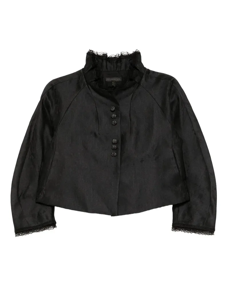 SHIATZY CHEN Scape-of-Curve Cropped-Jacke - Schwarz Schwarz