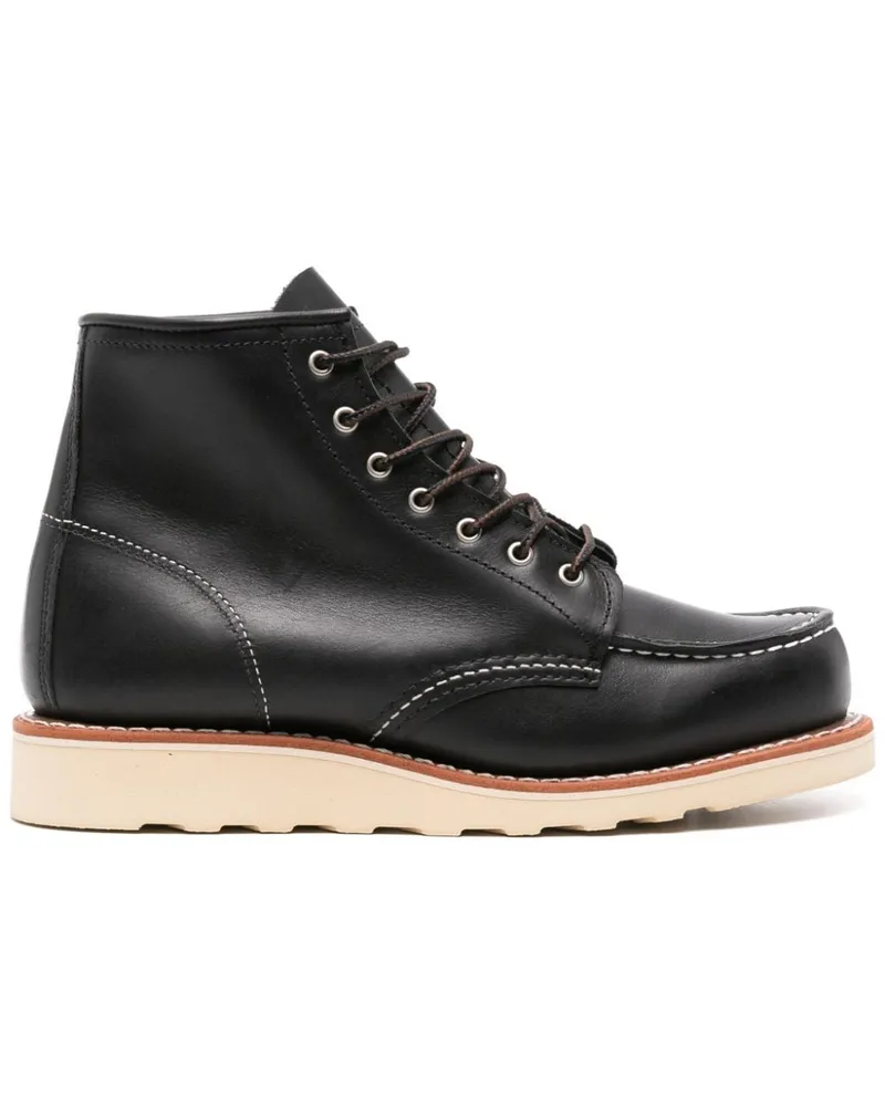 Red Wing Shoes 6-inch Stiefel Schwarz