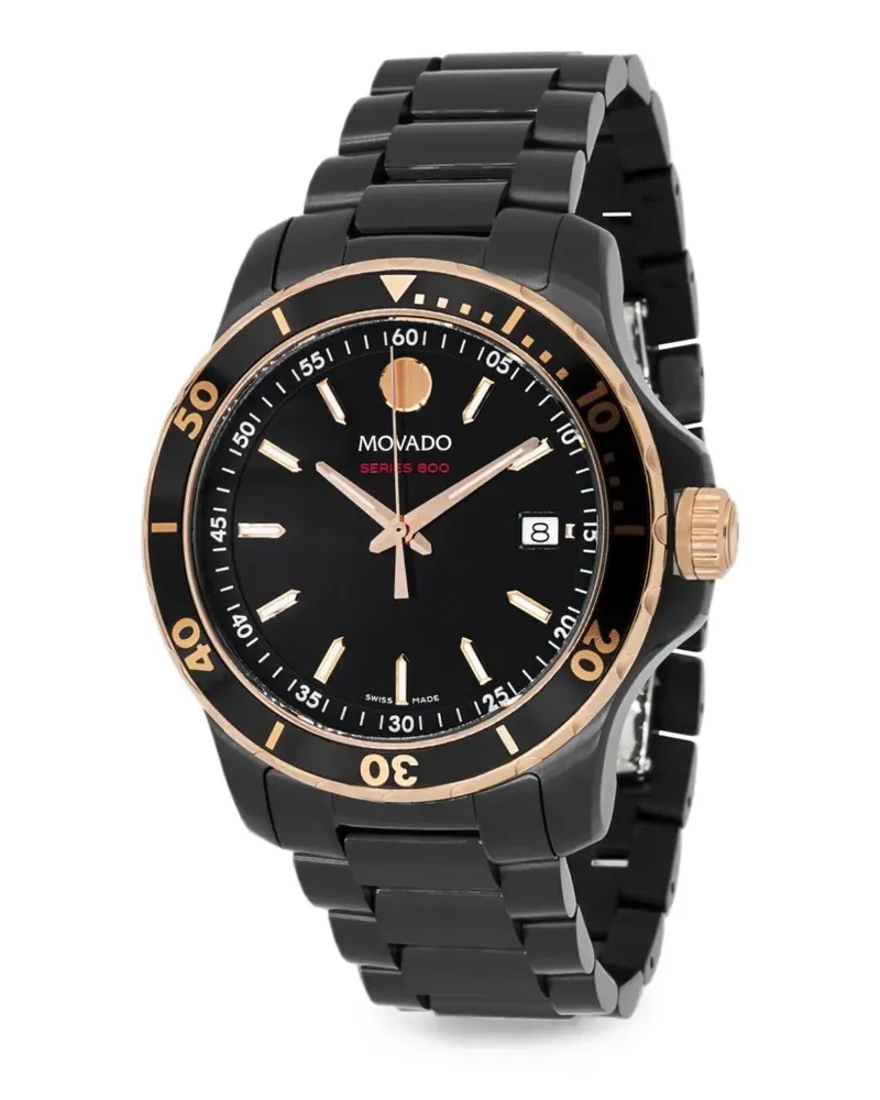 Movado Series 800 Armbanduhr 40mm - Schwarz Schwarz