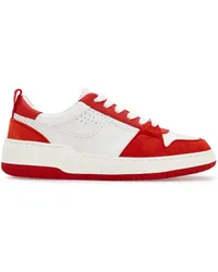 Ferragamo Sneakers mit Kontrasteinsatz Rot