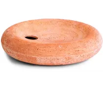 Große Salt Tonvase 6,5cm - Orange