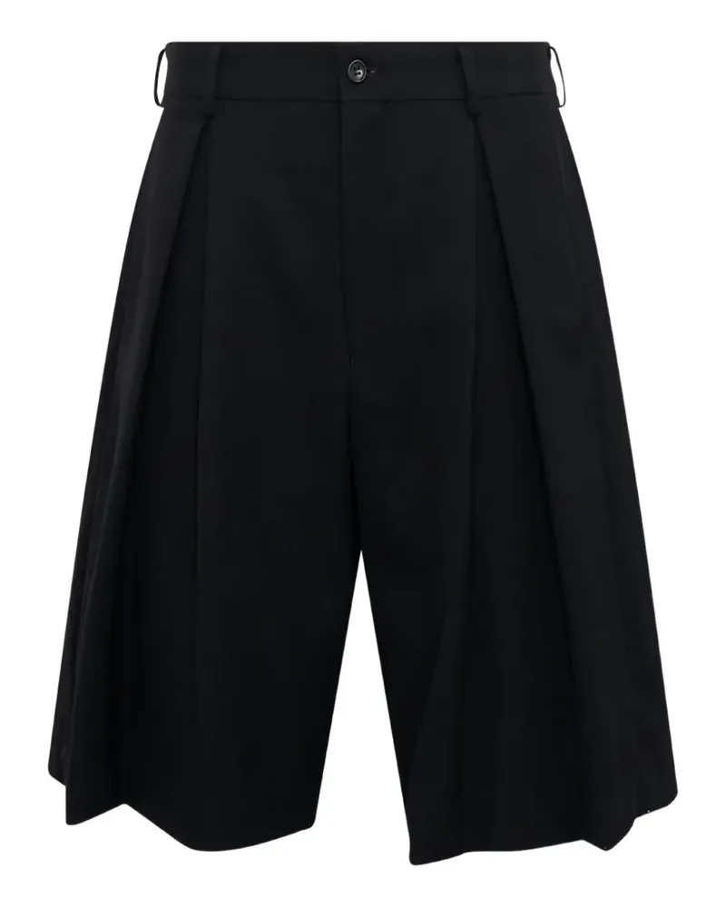 Comme des Garçons gabardine wool bermuda shorts - Schwarz Schwarz