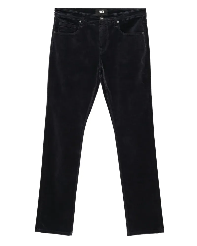 Paige Gerade Federal Hose - Blau Blau