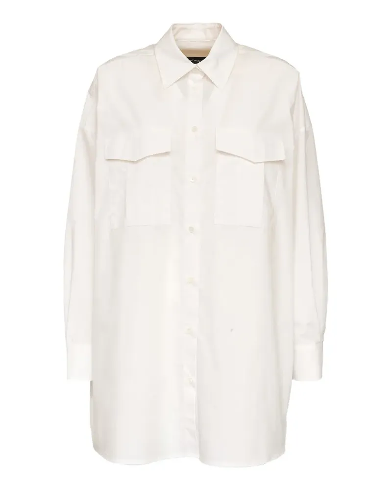 Department 5 Fire Over long-sleeve cotton shirt - Weiß Weiß