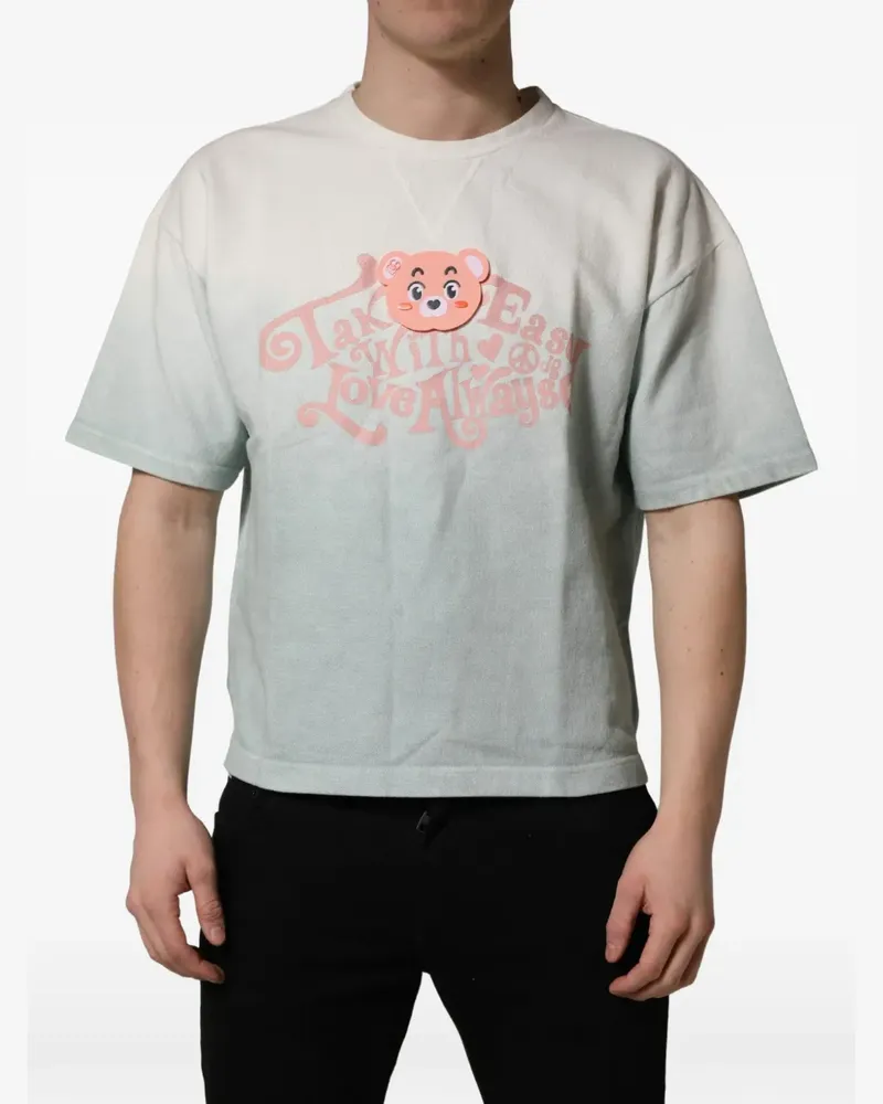 Dolce & Gabbana T-Shirt mit Batikmuster - Weiß Weiß