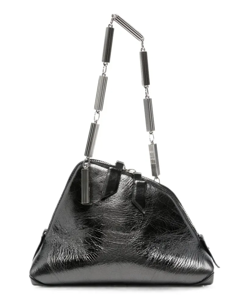 ATTICO La Scala Tote Bag im Metallic-Look - Grau Grau