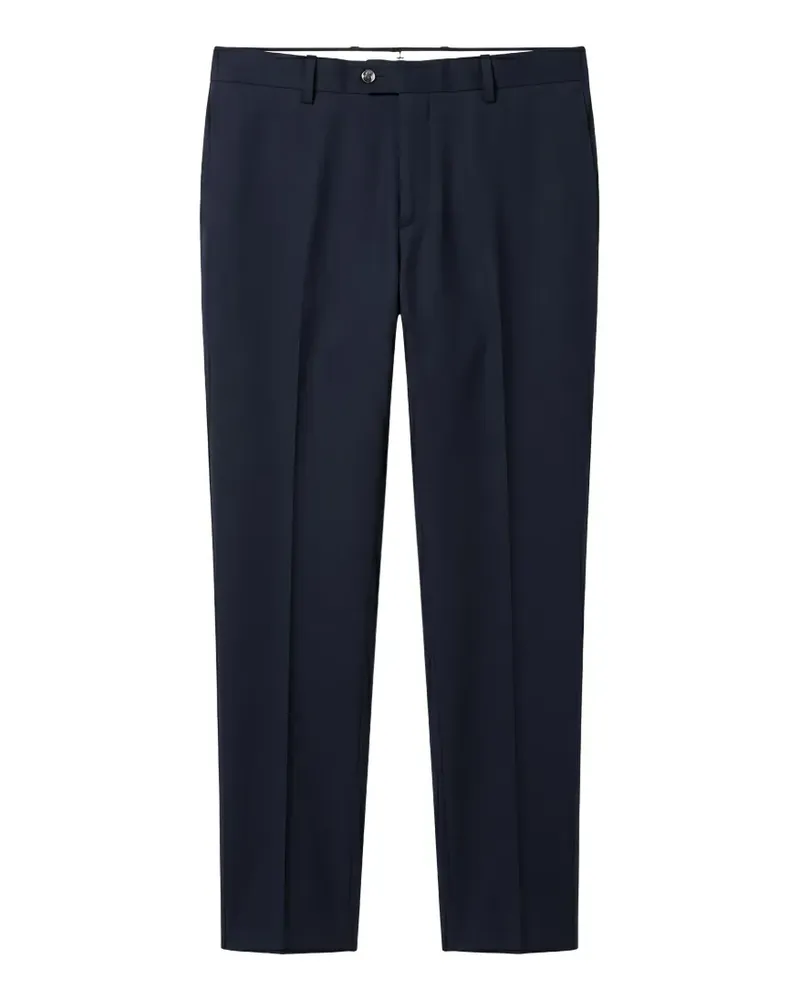 Tombolini pressed-crease tailored trousers - Blau Blau