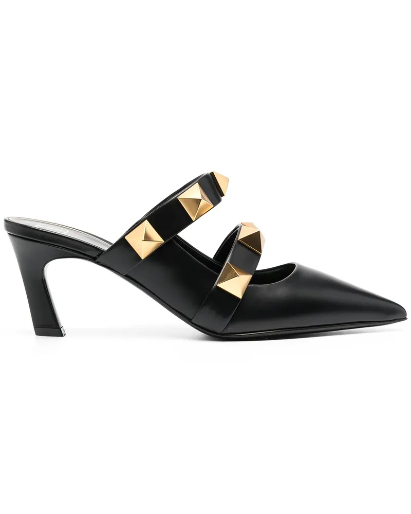 Valentino Garavani Roman Mules 65mm - Schwarz Schwarz