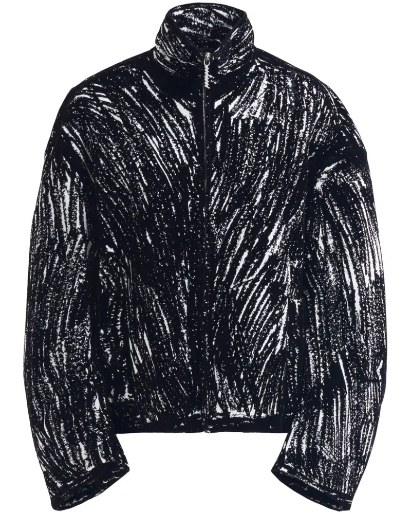 Marni Gemusterte Jacke - Schwarz Schwarz