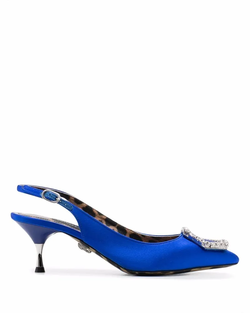 Philipp Plein Crystal Hexagon Pumps - Blau Blau