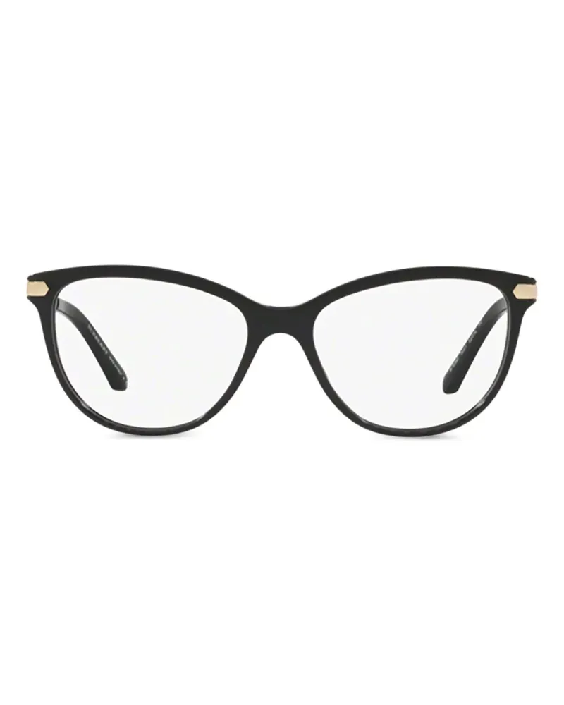 Burberry Brille im Cat-Eye-Design - Schwarz Schwarz