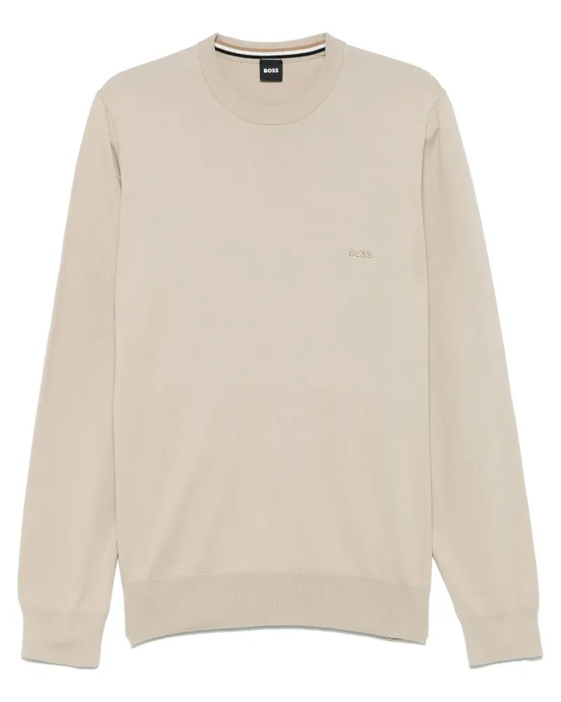HUGO BOSS Pullover aus Baumwolle - Nude Nude