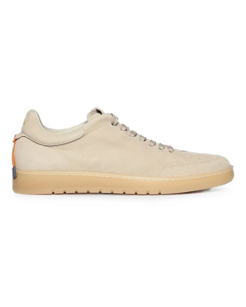 Baracuta perforated-toe sneakers - Nude Nude