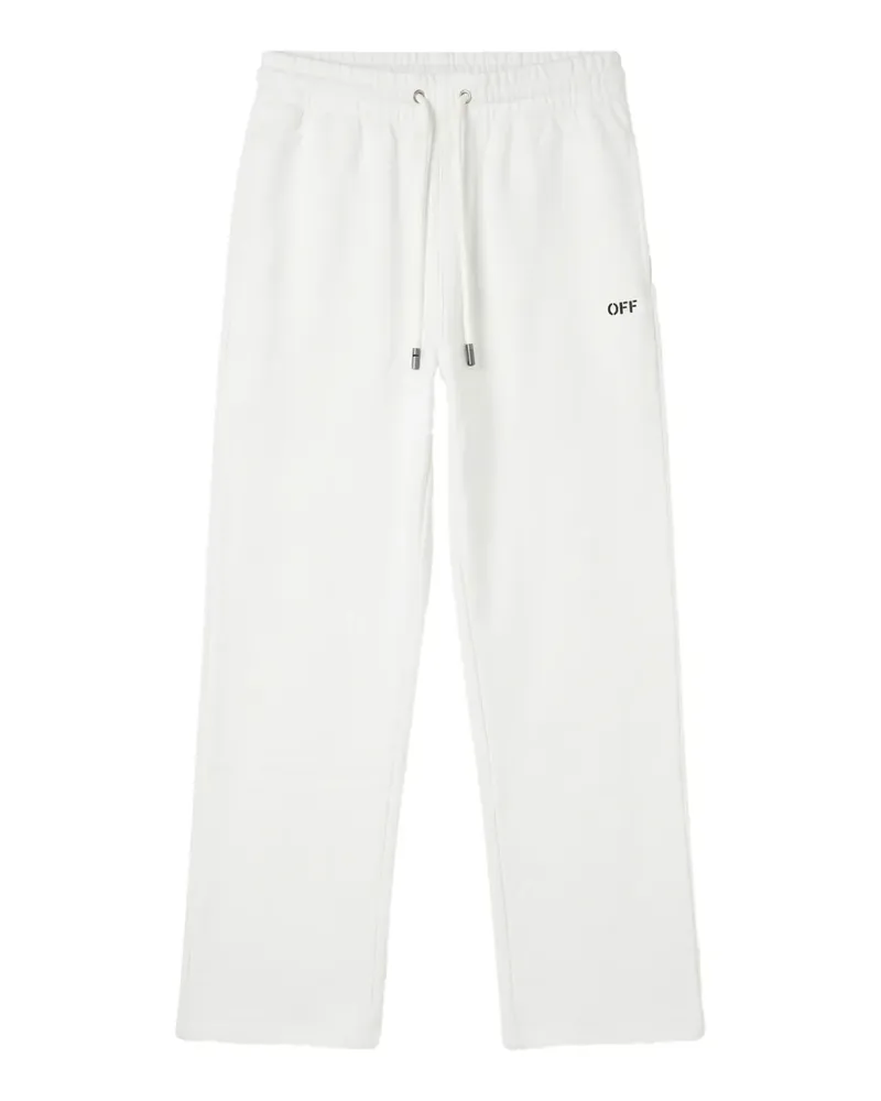 OFF-WHITE Jogginghose mit Diagonals-Print - Weiß Weiß