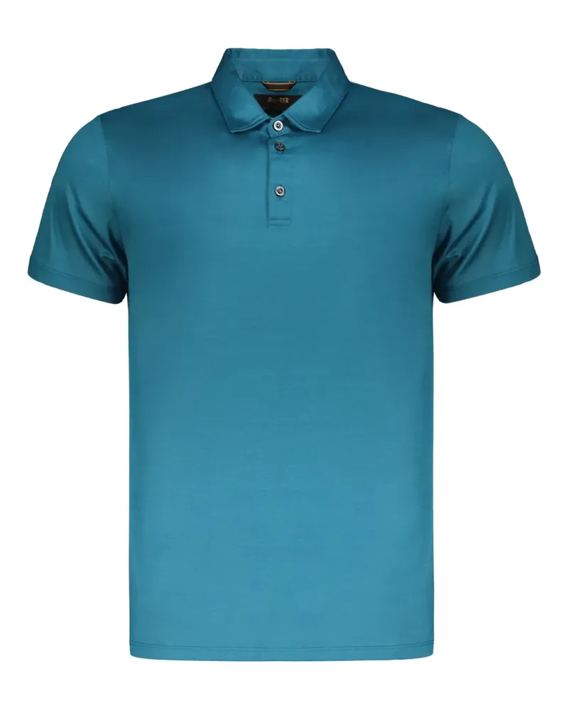 MOORER Pachino Poloshirt - Blau Blau