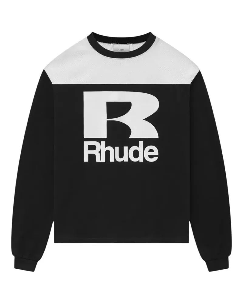 RHUDE long-sleeve sweater - Schwarz Schwarz