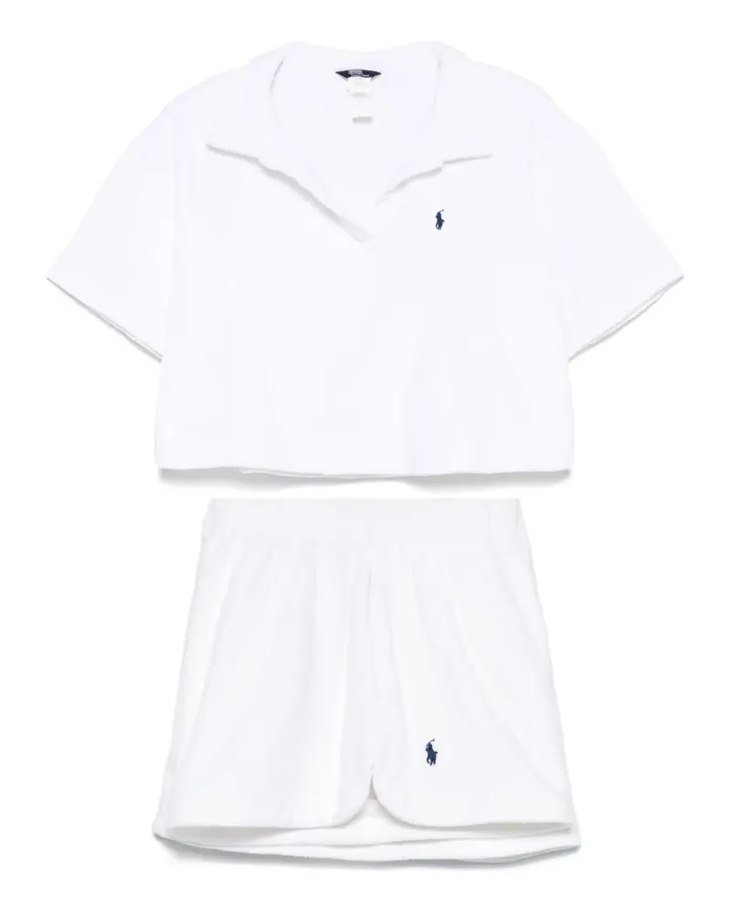 Ralph Lauren Shorts mit Logo-Stickerei - Weiß Weiß
