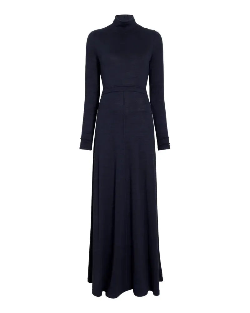 Proenza Schouler Jayne meliertes Maxikleid mit Cut-Out - Blau Blau