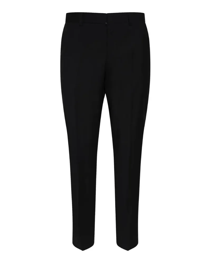 HUGO BOSS belt-loops trousers - Schwarz Schwarz