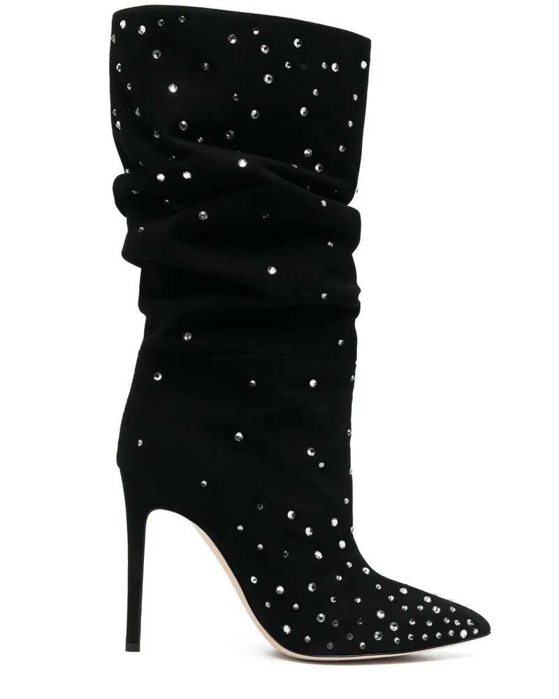 Paris Texas Holly Stiefel 110mm - Schwarz Schwarz