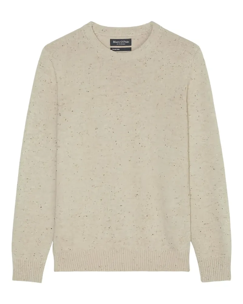Marc O'Polo Melierter Strickpullover - Nude Nude