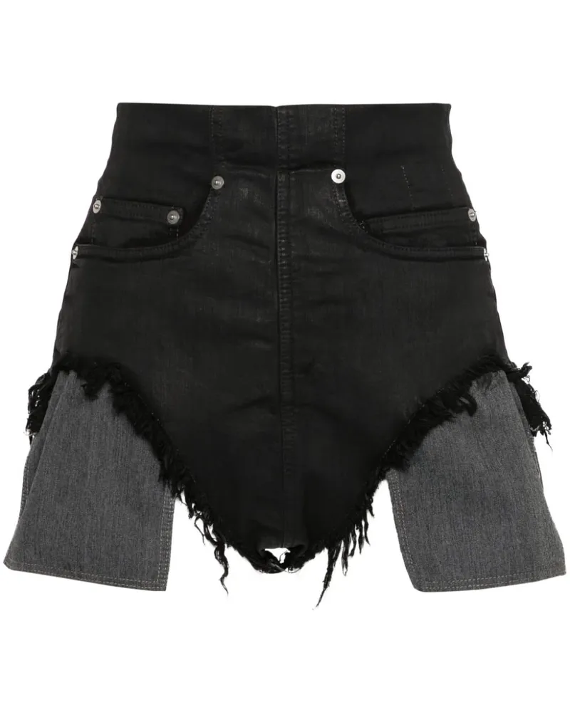 DRKSHDW by Rick Owens Dirt Cutoffs Shorts Schwarz