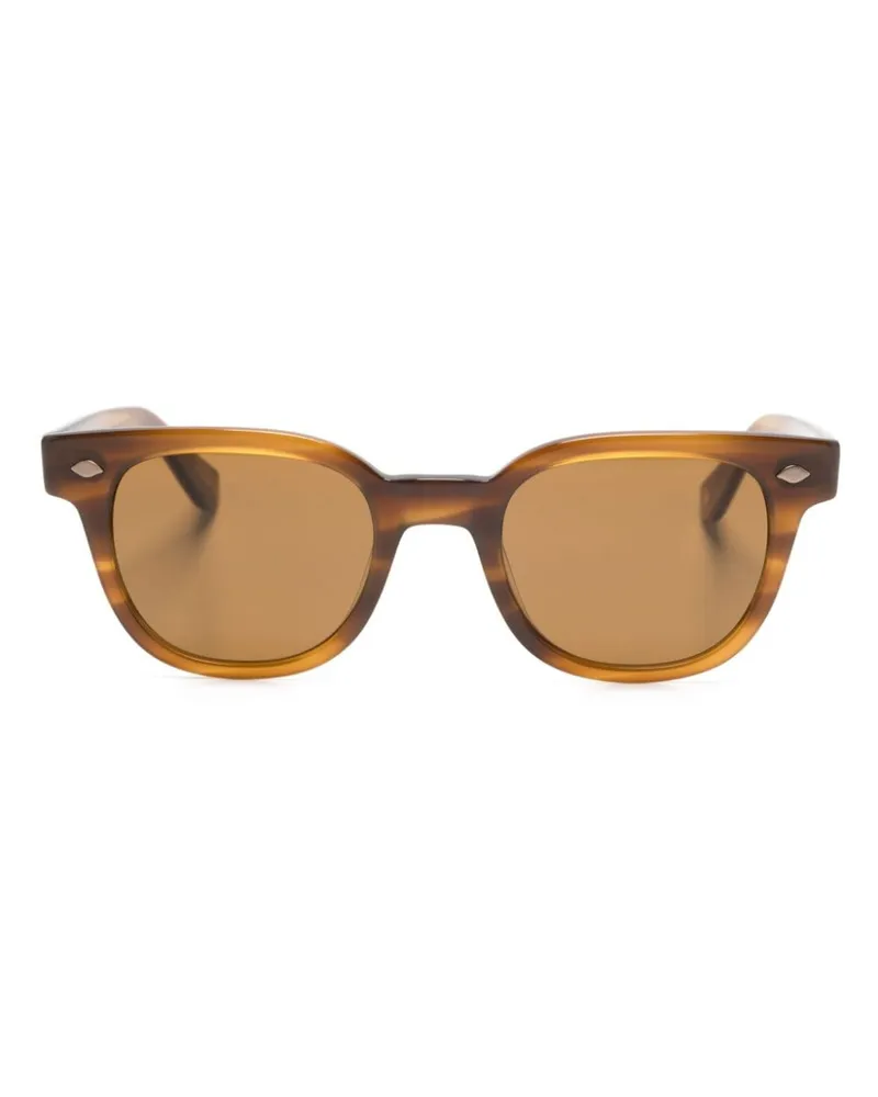 Garrett Leight Canter Sonnenbrille Braun