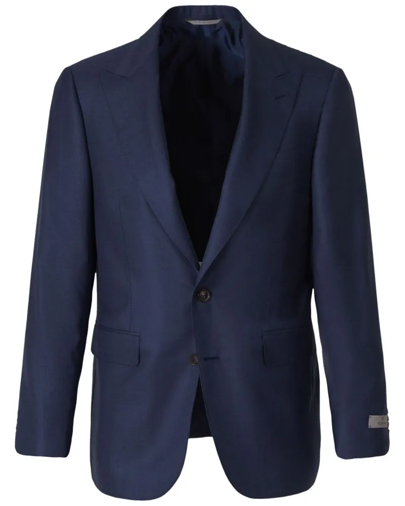 Canali Einreihiges Sakko - Blau Blau