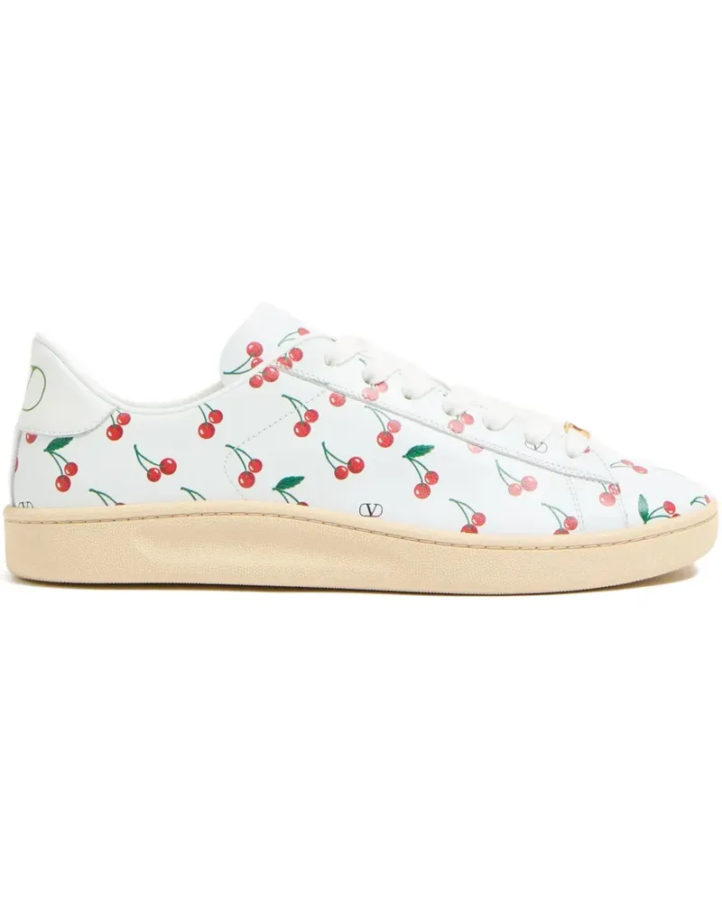 Valentino Garavani Royco Sneakers mit Kirschen-Print - Weiß Weiß