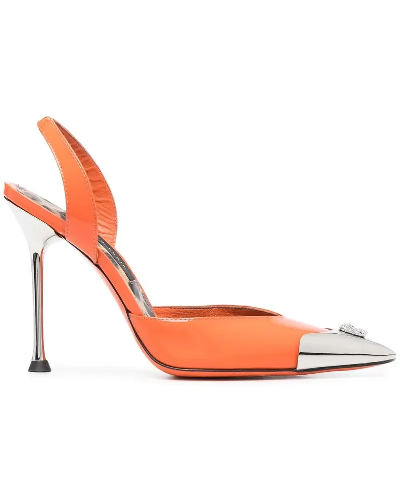 Philipp Plein Decollete Pumps 110mm - Orange Orange