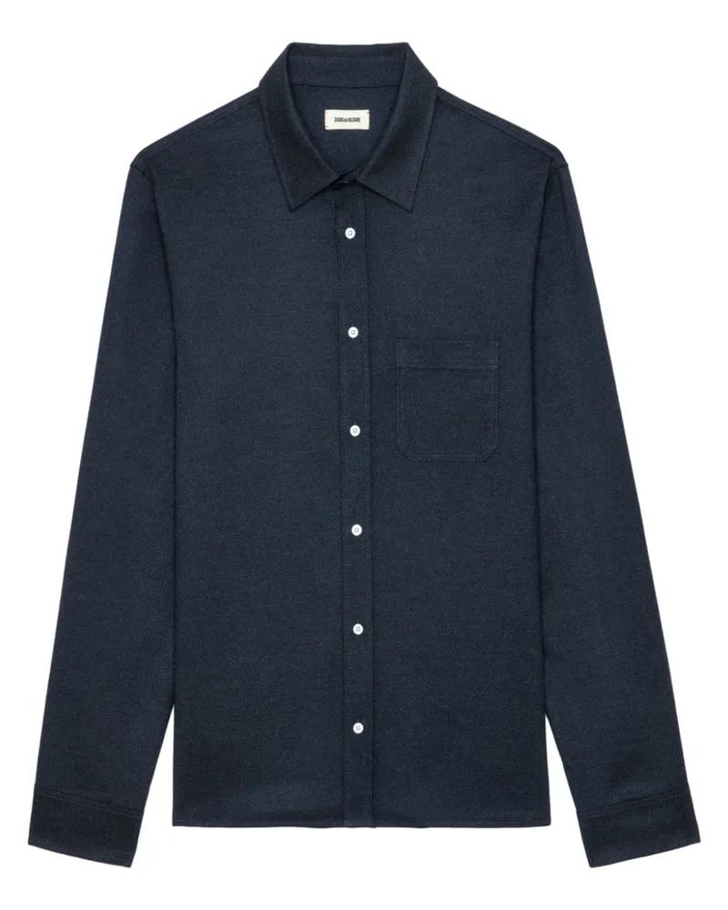 Zadig & Voltaire Stan Hemd - Blau Blau