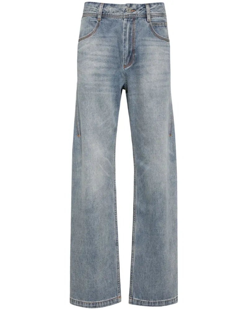 b+ab Jeans mit geradem Bein - Blau Blau