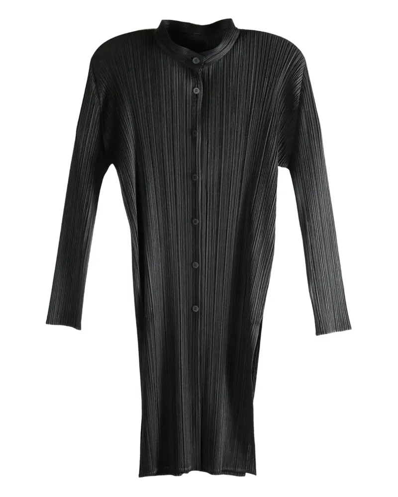 Issey Miyake Geknöpftes PP58JJ492 Oberteil - Schwarz Schwarz