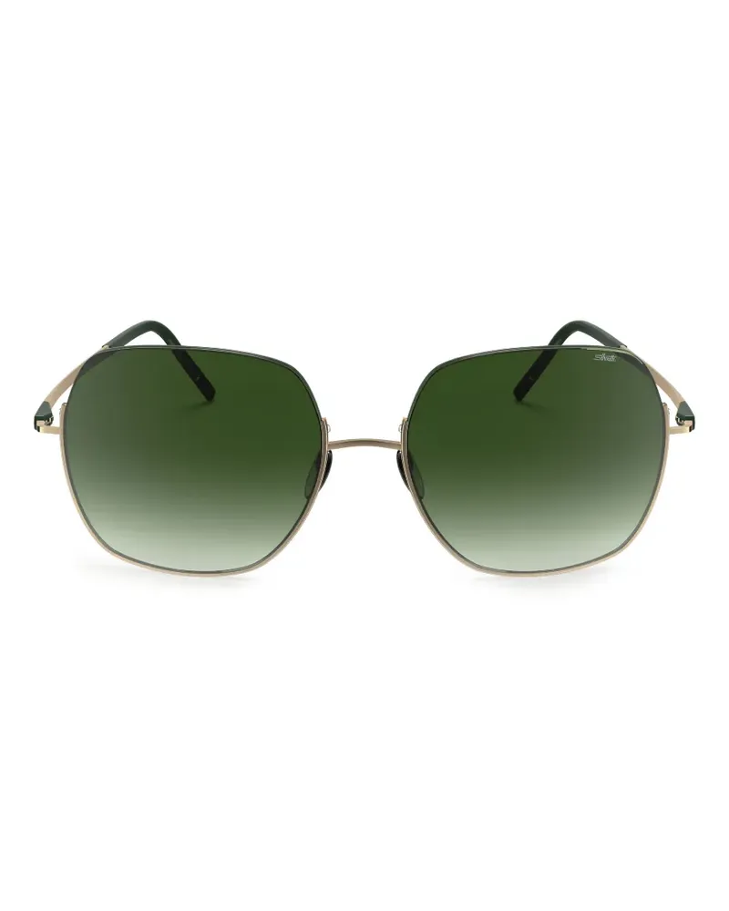 Silhouette Dynamic Dawn geometric-frame sunglasses - Gold Gold