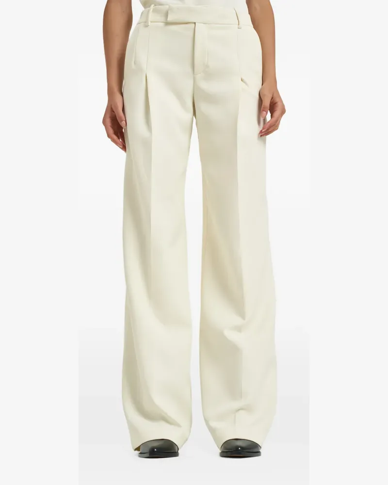 Federica Tosi Wide-Leg-Hose mit Bundfalten - Nude Nude