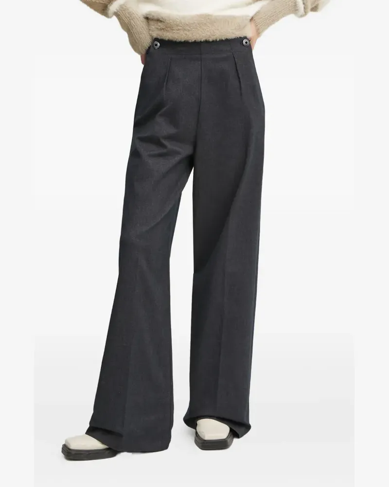 G-STAR RAW buttoned pleated pants - Grau Grau