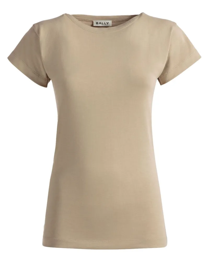 Bally T-Shirt aus Bio-Baumwolle - Nude Nude