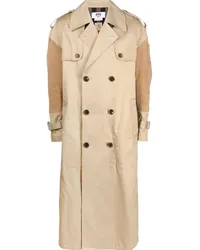 Junya Watanabe x Carharrt Trenchcoat mit Kontrasteinsätzen Nude