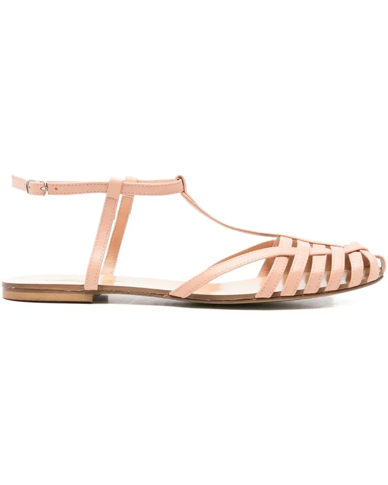 Anna F. 512 Römersandalen mit T-Riemen - Nude Nude