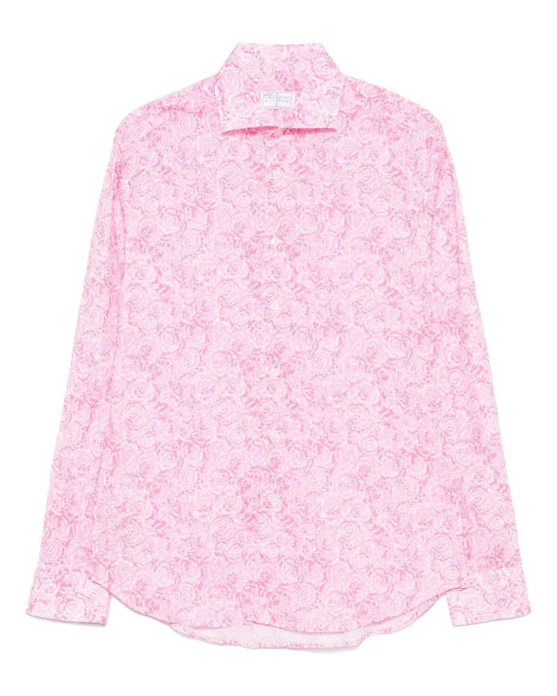 Fedeli Hemd mit Blumen-Print - Rosa Rosa