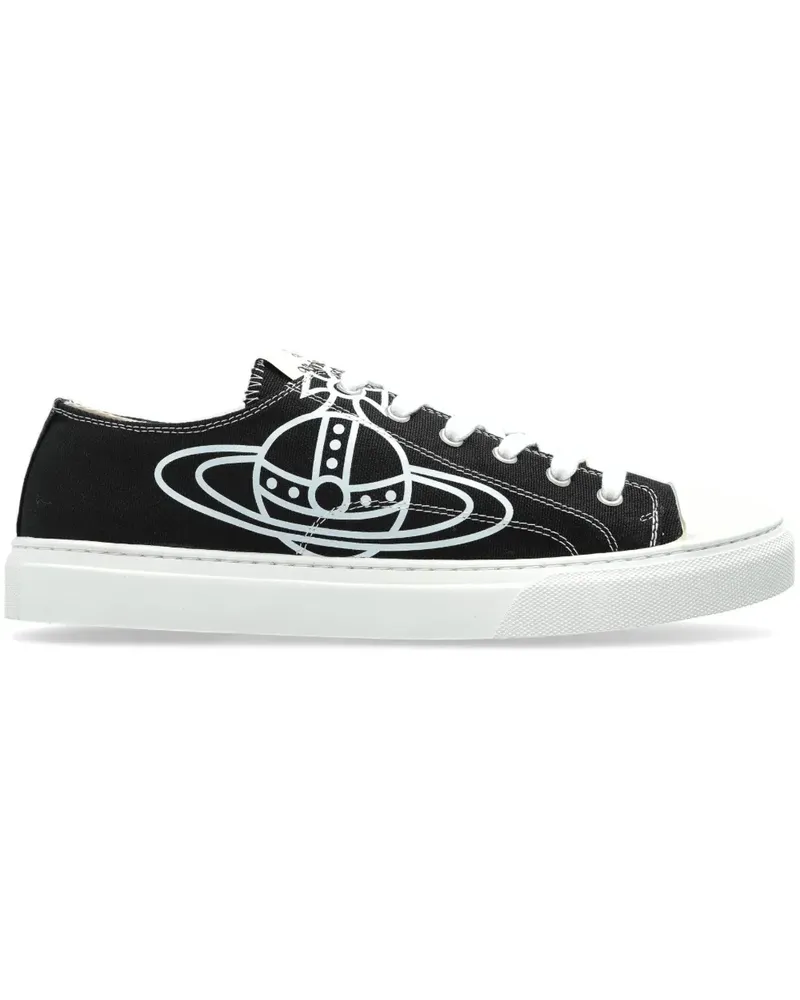 Vivienne Westwood Sneakers mit Logo - Schwarz Schwarz