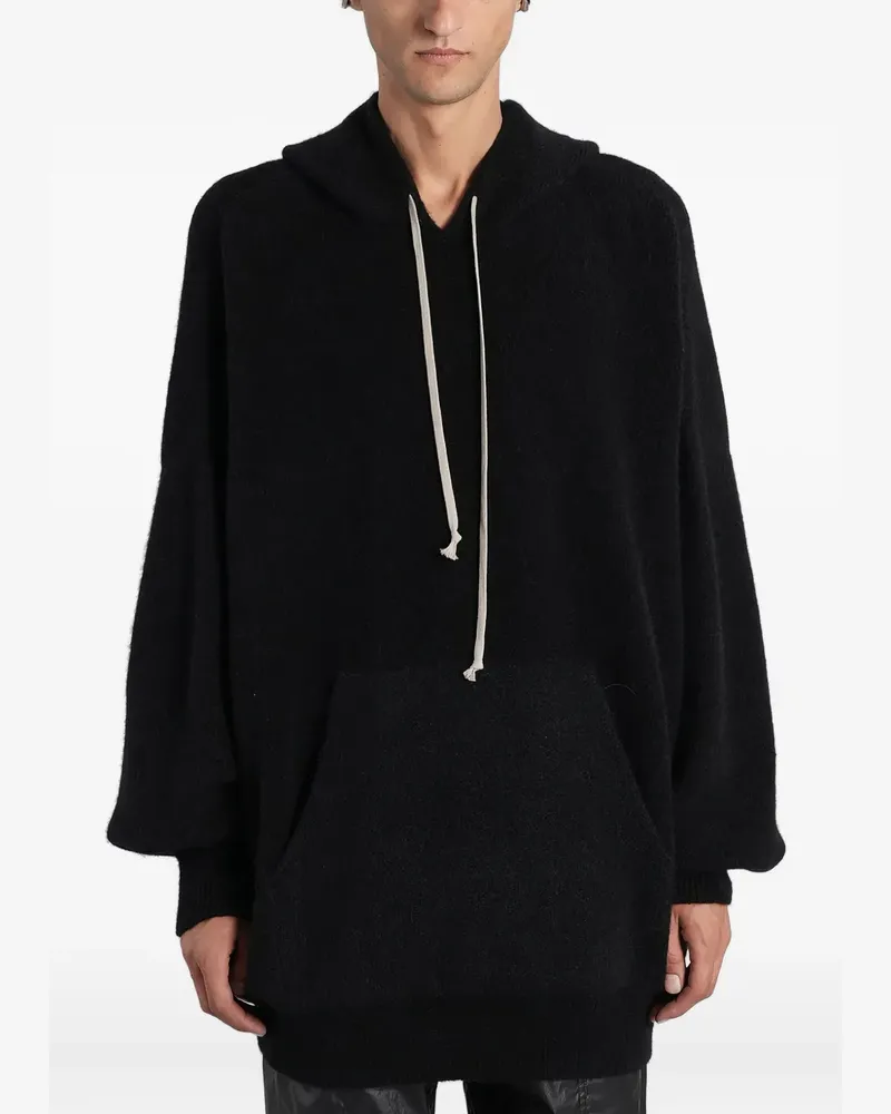 Rick Owens Hoodie mit Taschendetail - Schwarz Schwarz