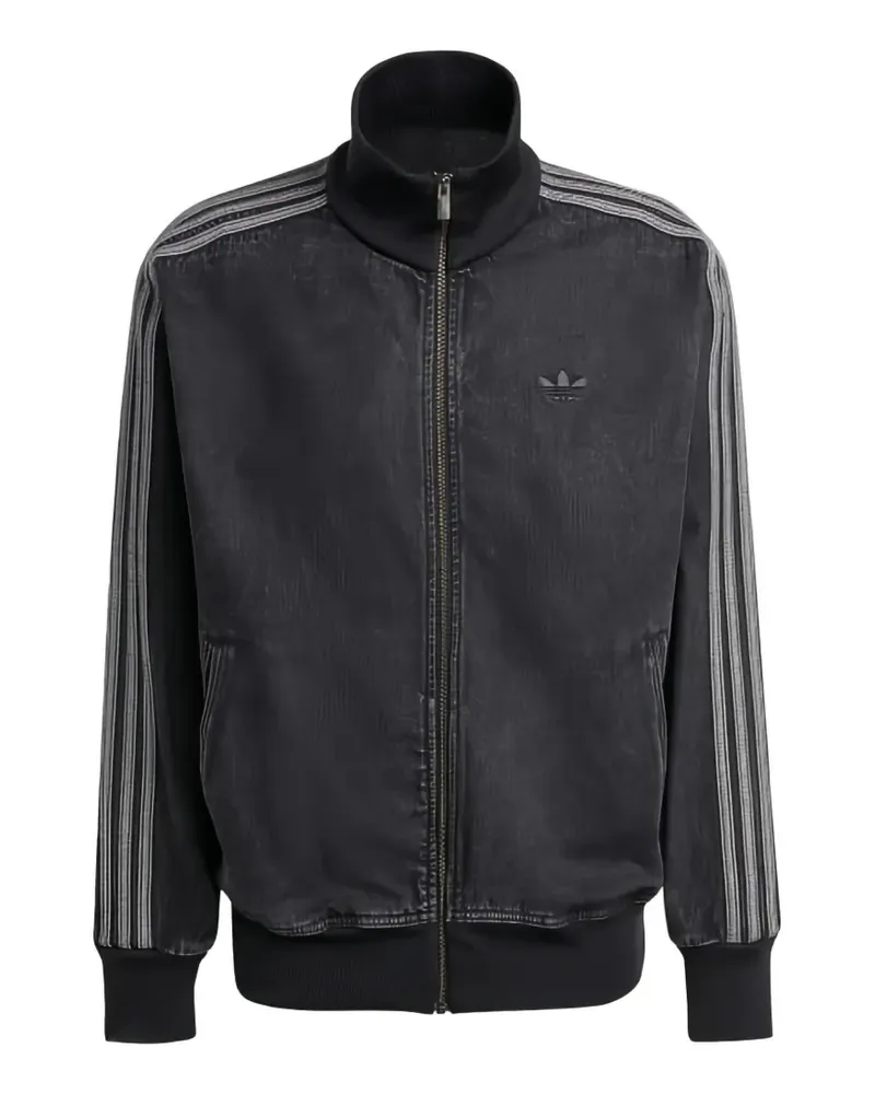 adidas Jacke mit Seitenstreifen - Schwarz Schwarz