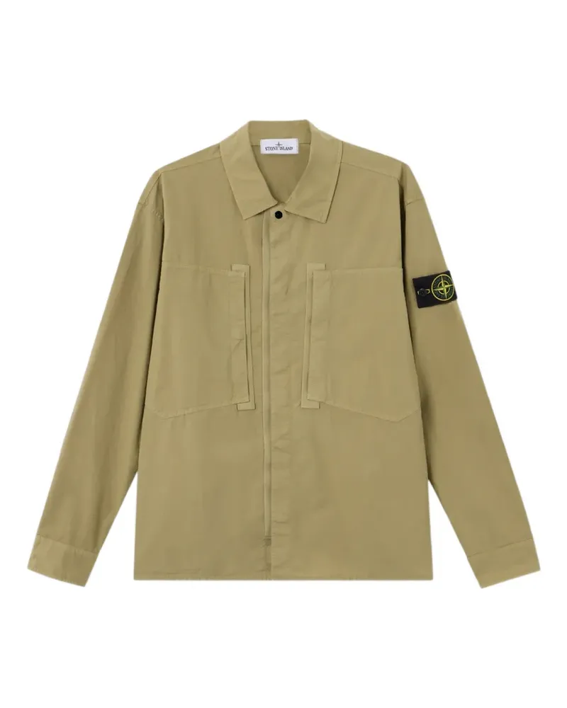 Stone Island Mercerised Ripstop-Jacke - Nude Nude