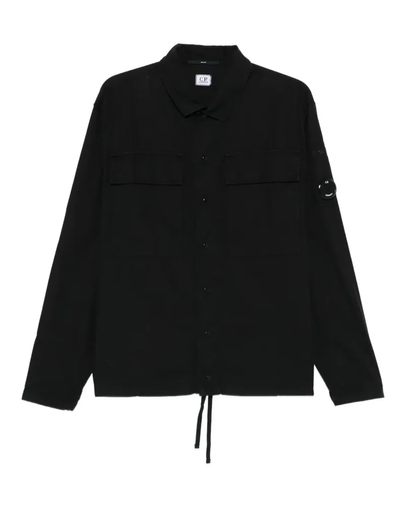C.P. Company buttoned pocket shirt - Schwarz Schwarz