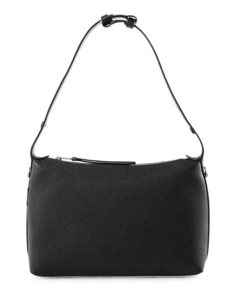 Tory Burch Kleine Mellow Schultertasche mit Logo-Schild - Schwarz Schwarz